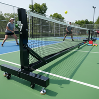 Poste de Red Portátil para Pickleball, Dedicado para Interiores y Exteriores, Equipo Móvil para Jugadores de Pickleball