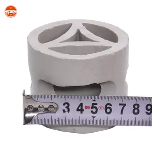 厂家批发塔式填料零件圆形25毫米38毫米陶瓷随机填料环