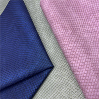 0.9mm d'épaisseur en relief Grain tissu matériel synthétique cuir artificiel PU cuir pour sac chaussure