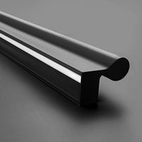 Nouvelle lumière minimaliste pour main courante d'escalier, lumière murale latérale, éclairage supérieur et inférieur, lumière circulaire exposée, lumière linéaire