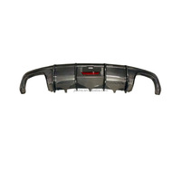 Diffuseur de pare-chocs arrière en fibre de carbone pour Audi A4 B8 Sline S4 2009-2012, garde de pare-chocs arrière non standard en FRP