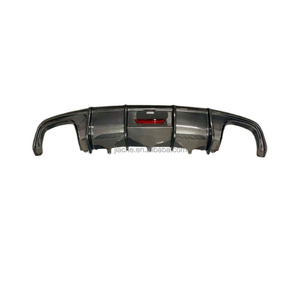 Diffusore Posteriore in Fibra di Carbonio per <span class=keywords><strong>Audi</strong></span> <span class=keywords><strong>A4</strong></span> B8 <span class=keywords><strong>Sline</strong></span> S4 2009-2012, Protezione Paraurti Posteriore Non Standard in FRP - Product Image 5