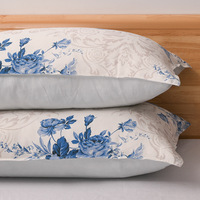 Taies d'oreiller en lin pur français personnalisées en gros, une paire, design goutte de pluie, pour l'été, fraîches, légères, luxueuses, écologiques, pour usage domestique
