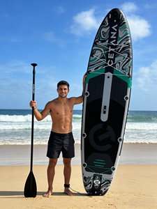 Tabla de Paddle Surf Hinchable OEM con Diseño Personalizado para Dropshipping, Venta al por Mayor, Tabla de Surf SUP CT04 con Estructura de Madera - Product Image 1