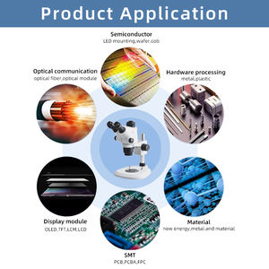 กล้องจุลทรรศน์สามตา<span class=keywords><strong>6</strong></span>.5x 65X สำหรับซ่อมโทรศัพท์มือถือ - Product Image 5