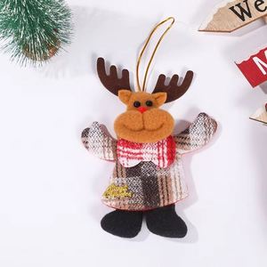 Custom Premium Fabric Christmas <b>Tree</b> Ornaments - Low MOQ Reindeer/Santa Holiday Decor for Events - Product Image 3