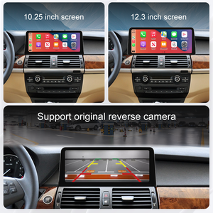 Écran tactile multimédia de voiture 10.25 "/12.3" pour BMW série 5 E60 E61 E63 E90 E91 E92 système <span class=keywords><strong>CIC</strong></span> sans fil Carplay Android Auto - Product Image 4
