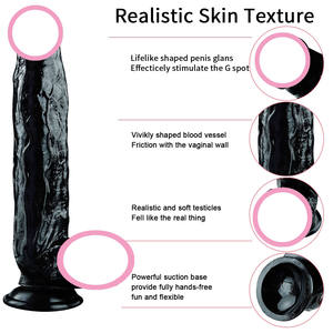 A15 gigante Amazon nuevo gigante 12 pulgadas gran simulación consolador pene masturbador femenino - Product Image 2