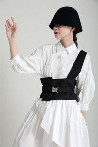 Top vente été mode nouvelle <span class=keywords><strong>coupe</strong></span> irrégulière à volants lanterne manches chemise ample robe <span class=keywords><strong>2022</strong></span> - Product Image 6