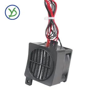 12V 50W isı elemanı termostat inkübatör ısıtıcı fanı termistör yalıtım Ptc seramik için Fan ısıtıcı ısı üfleyici
