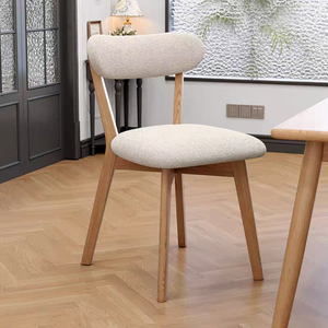 <strong>Dining</strong> Chair Home Use Solid Wood Chair with Soft Cushion Backrest Wooden Vintage Restaurant <strong>Dining</strong> <strong>Table</strong> Chair <strong>Dining</strong> <strong>Stool</strong> - Product Image 4