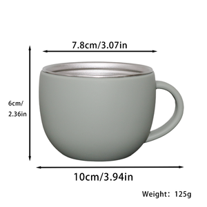 Tazza per Bambini in Acciaio Inox e Silicone Senza BPA, Nuovo Design, Stoviglie Sicure e Salutari per l'Alimentazione dei Bambini - Product Image 2