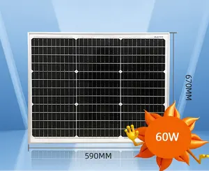 High Efficiency 100W-350W Monocrystalline Solar Panel 12V-18V Off Grid Energy System With Bifacial Half Cell Technology