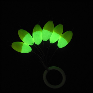 Flotteurs de pêche ovales en mousse EPS, entièrement verts et moitié jaunes, pour la pêche en mer de <span class=keywords><strong>nuit</strong></span> - Product Image 1