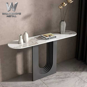 Consolle Moderna di Lusso per Ingresso, Sala da Pranzo, Corridoio, Soggiorno, Multifunzionale con Struttura in Acciaio Inossidabile - Product Image 5