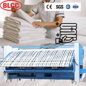 <span class=keywords><strong>Machine</strong></span> de pliage de grandes feuilles électrique commerciale équipement de lavage de draps de lin de conception classique avec boîtier en acier inoxydable - Product Image 1