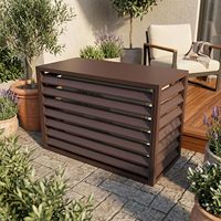 Housses de climatiseur mini-split en aluminium à persiennes, personnalisées, écologiques, légères, durables et imperméables, vente en gros