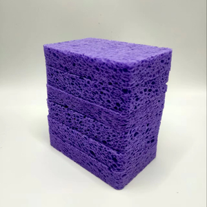 Bán Buôn Tái Sử Dụng Hình Chữ Nhật Gỗ Bột Giấy Miếng Bọt Biển Cho Nhà Bếp Và Phòng Tắm Làm Sạch Nguồn Cung Cấp - Product Image 5