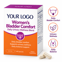Complément Alimentaire Quotidien pour la Santé Urinaire Féminine : Capsules OEM Marque Privée pour le Confort Urinaire à base de Canneberge, D-Mannose, Hibiscus et Graines de Citrouille
