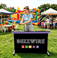 SHINEWELL Jeu de fil électrique personnalisé pour la location, jeu de carnaval, jeu de choc, défi de dextérité pour adultes, machine de réaction cérébrale