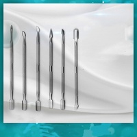 Herramienta de manicura de acero inoxidable de venta directa de fábrica, dispositivo de extracción de clavos de una sola cabeza, herramienta para clavos incrustados