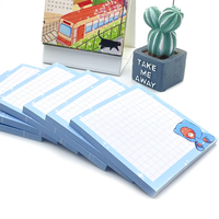 Bloc-notes collant de luxe professionnel personnalisé d'usine Jeu de notes autocollantes Carte d'index d'apprentissage pour étudiants