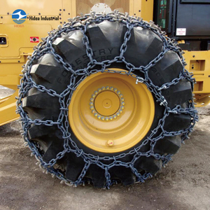 Chaîne de protection de <span class=keywords><strong>pneus</strong></span> pour fabricant OEM, chaîne à barres en V et à clous, adhérence supérieure sur tous les terrains, chaîne de débusqueur forestier en acier allié - Product Image 4