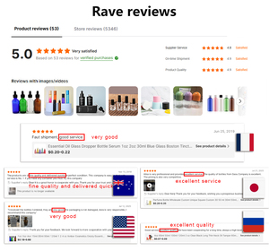 Bottiglie di profumo con confezione da 30 <span class=keywords><strong>Ml</strong></span> <span class=keywords><strong>50</strong></span> rotoli e scatole 10 bottiglie di profumo di lusso vuote 30 <span class=keywords><strong>ml</strong></span> 50ml all'ingrosso - Product Image 5