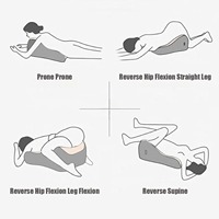 Oreiller de soutien pour lit en mousse à mémoire de forme, oreiller multifonctionnel pour le corps, coussin doux pour la relaxation des couples