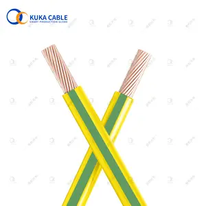 Cable TIERRA amarillo y verde, 35mm, 50mm, 50mm, cable tierra de cobre