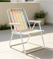 Chaise pliante légère et portable avec logo personnalisé pour la pêche, la randonnée, le pique-nique, le camping et la plage