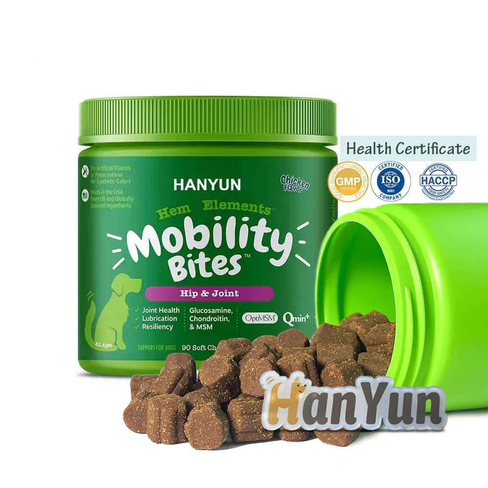 Hip and Joint Supplement for Dogs with Glucosamine Power   Effective Pain Relief Joint Soft Treats with Chondroitin and MSM