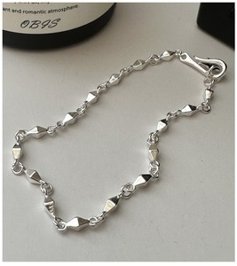 Bracelet rétro en argent sterling S925, style coréen, design de niche, boucle étoile à cinq branches, simple et tendance, premier bijou - Product Image 1