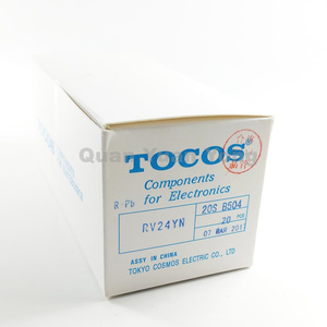 24YN20FB504 potenciómetro de película de carbono DIP de una sola vuelta RV24YN20FB504 - Product Image 3