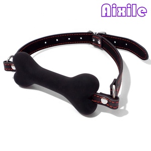 Bola de silicona Doggy Bone para la boca, fetiche, bola de saliva para <span class=keywords><strong>esclavos</strong></span>, fijación oral, juguete sexual para parejas, mujeres, BDSM, restricciones. - Product Image 1