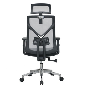 <span class=keywords><strong>Chaise</strong></span> de bureau de direction à <span class=keywords><strong>dossier</strong></span> <span class=keywords><strong>haut</strong></span>, cadre de <span class=keywords><strong>dossier</strong></span> réglable en hauteur, bon design, <span class=keywords><strong>chaise</strong></span> ergonomique en maille, <span class=keywords><strong>chaise</strong></span> de direction pour la maison, aluminium, plastique PP - Product Image 1