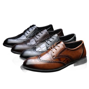 Zapatos de cuero personalizados para hombre, estilo casual británico europeo formal, nueva colección primavera/otoño. - Product Image 1