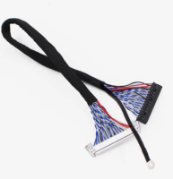 Kabel pengganti layar Video Flex LED LCD LVDS terisolasi PVC tahan lama untuk HP Pavilion & Dell Inspiron Series