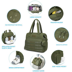 Sacs à couches imperméables pour bébé, sac de papa, sacs d'hôpital, sacs de soins pour bébé, sac à couches pour papa, sac fourre-tout pour l'accouchement - Product Image 4