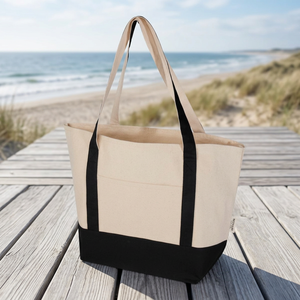 Sam Personalized Tote <b>Bag</b> 12oz Cotone Riciclato <b>Medium</b> <b>Size</b> Long Handle Custom Plain Pattern Daily Use Advertising Unbranded - Product Image 2