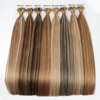 Extensions de cheveux naturels en gros, kératine italienne pré-collée, Remy double drawn, pointes en U, pointes plates, pointes en K, extensions de cheveux humains
