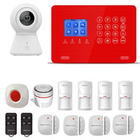 Système d'alarme de sécurité sans fil intelligent pour la maison Tuya WIFI 4G GSM, hub de contrôle, capteurs de mouvement PIR gratuits, capteurs de porte, CE/FCC/RoHS