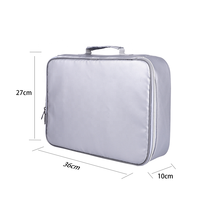 Dompet Tahan Api dan Tahan Air, Tempat Tiket Paspor, Tas Tempat Kartu Kredit Serbaguna, Pengatur Dokumen