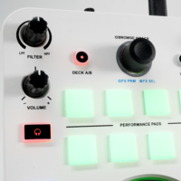 Contrôleur MIDI de Poche MID33 Accuracy Pro Audio, Console Audio DJ/Table de Mixage, Lecteur de Musique Professionnel pour Fêtes