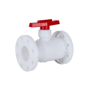 Manueller Kunststoff PVC CPVC PVDF Pph Absperr klappe Kugel hahn Rückschlag schieber mit ISO9001 - Product Image 2