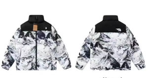 <span class=keywords><strong>Chaqueta</strong></span> Acolchada de Plumas Estilo <span class=keywords><strong>North</strong></span> <span class=keywords><strong>Face</strong></span> con Estampado de Montaña Nevada para Hombre y <span class=keywords><strong>Mujer</strong></span>, <span class=keywords><strong>Chaqueta</strong></span> VIBE Urbana para Exteriores, Montañismo, Cálida y Rompevientos - Product Image 4