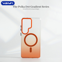 Étui de téléphone magnétique résistant aux chocs VAWI B367, coque rigide en PC pour Samsung S26 Ultra pour iPhone, étui de téléphone dégradé