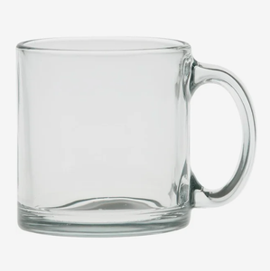 Custom Promotional Glass Coffee Mugs 13 Oz Personalized With Logo for Corporate Events Wholesale Bulk Supplier Gifts