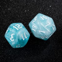 OEM ODM Logo personnalisé Vente en gros D4-D20 7 pièces Jeu de dés en acrylique TRPG Dungeons&Dragons pour les jeux de rôle Dungeons & Dragons