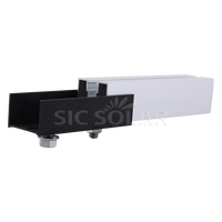 Kit de raccordement pour supports de panneaux solaires photovoltaïques sur rail